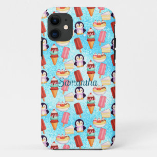 Penguin Ice Cream Sweets iPhone 11 Case