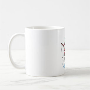 Penguin Ice Fishing Winter Coffee Mug