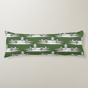 Penguin Iceberg Party Body Pillow (Green)