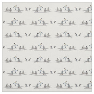 Penguin Iceberg Party Fabric (choose colour)
