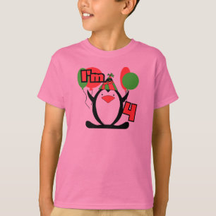 Penguin I'm 4 Tshirts et cadeaux