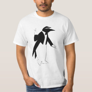 Penguin in a Tuxedo - Cool As Ice Hipster T-Shirt