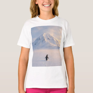 Penguin in snow mountain T-Shirt