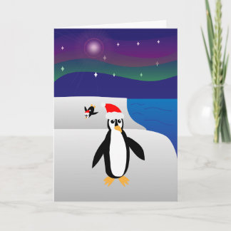 Penguin-ing to look a lot like Christmas Holiday Card