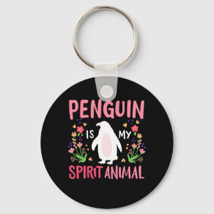 Penguin Is My Spirit Animal Keychain