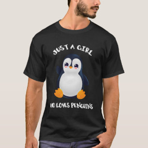Penguin Just A Who Loves Penguins T-Shirt
