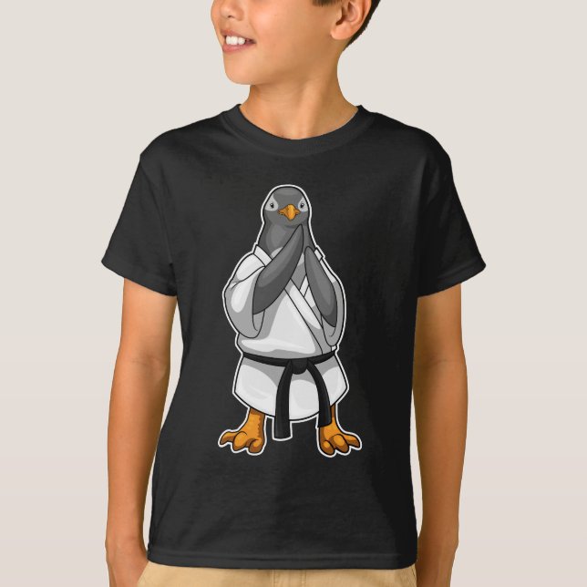 Penguin Karate Martial arts T-Shirt (Front)