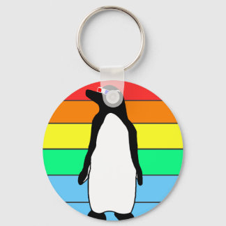 penguin key keychain