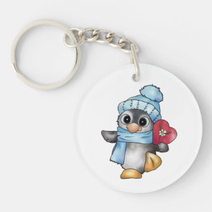 penguin keychain