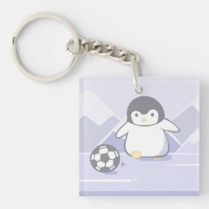 penguin keychain