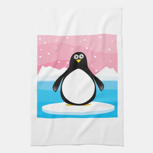 Penguin Kitchen Towel (Vertical)