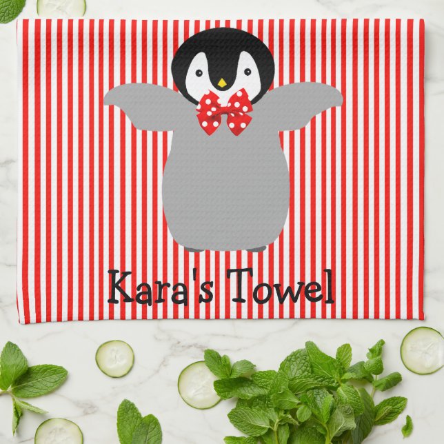 Penguin Kitchen Towel (Folded)