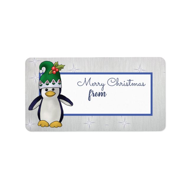 penguin label (Front)