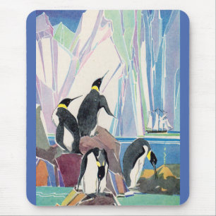 penguin land mouse pad
