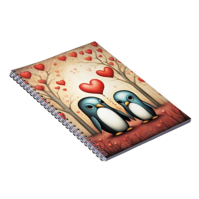 Penguin Love 3 Notebook (Right Side)