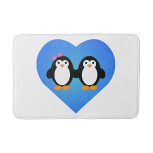 Penguin Love Bath Mat