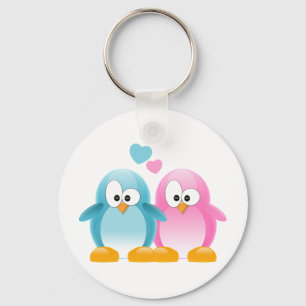 Penguin Love Keychain