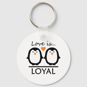 Penguin Love Keychain