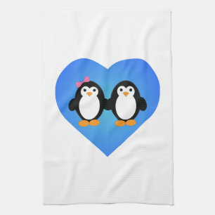 Penguin Love Kitchen Towel