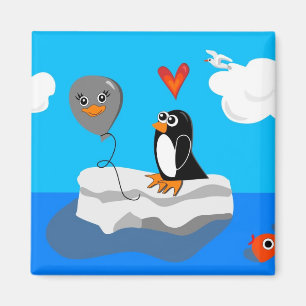 PENGUIN LOVE MAGNET