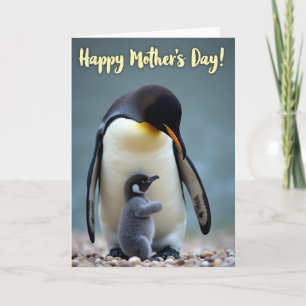 Penguin Love Mothers Day Card