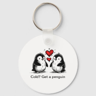 Penguin Love Parade Keychain