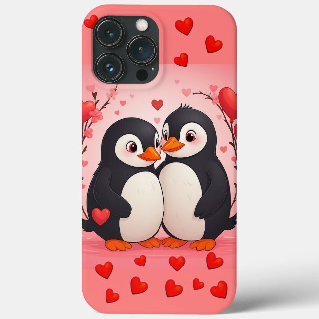 Penguin Love Phone Case (Back)