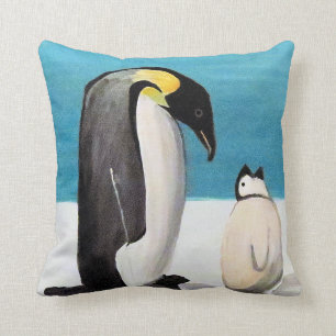 Penguin Love Pillow