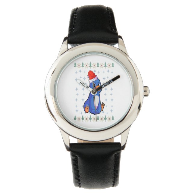 Penguin Lover Kid Watch Birthday Gift for Your Kid (Front)