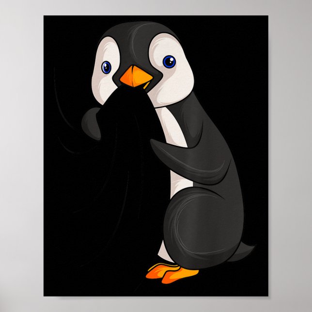 Penguin Lover Kids Girl Women Men  Poster (Front)