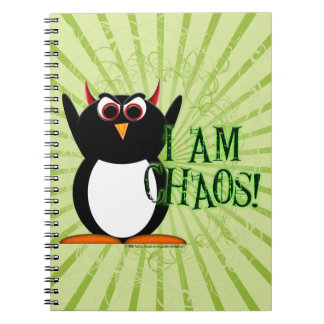 Penguin™ mauvais je suis chaos ! Carnet drôle