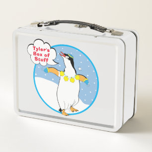 Penguin Metal Lunch Box