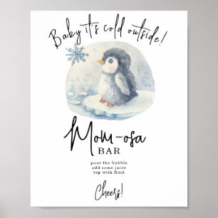 Penguin - mom-osa bar poster