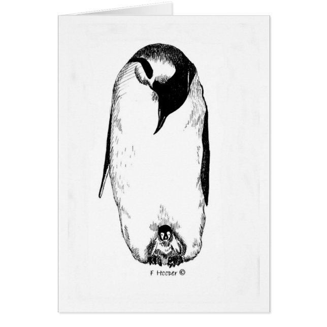 Penguin mother and chick (Front)