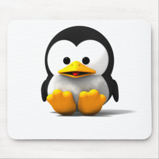 penguin mouse pad