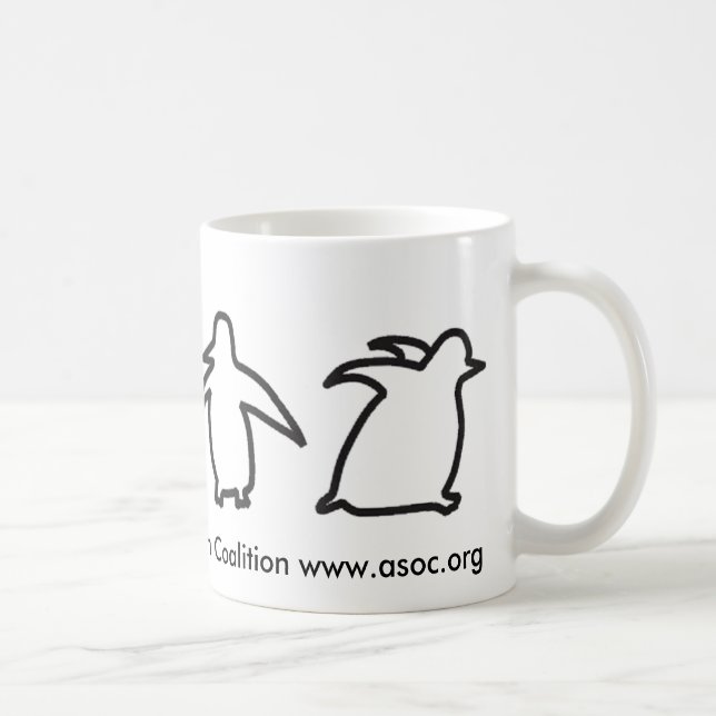 Penguin Mug Antarctic & Southern Ocean Coalition (Right)