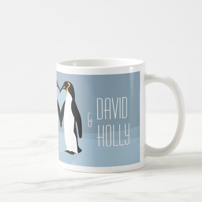 Penguin Mug - The perfect winter mug for couples (Right)