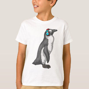 Penguin Music Headphone T-Shirt