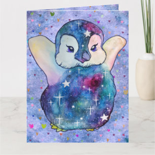 Penguin named Button Card