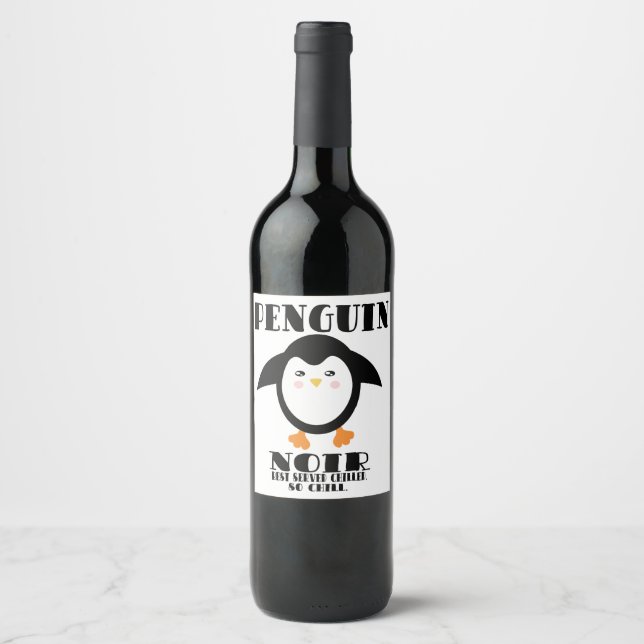 Penguin Noir Wine Labels (Front)