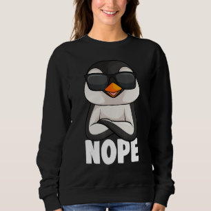 Penguin Nope Kids Girl Boys Women Sweatshirt