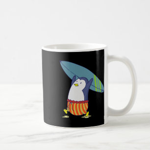 Penguin Nothing Is Better Than Surfing  Coffee Mug