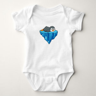 Penguin on Ice floe Baby Bodysuit