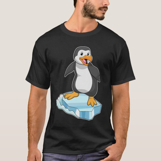 Penguin on Ice floe T-Shirt (Front)