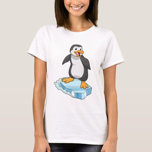 Penguin on Ice floe T-Shirt (Front)