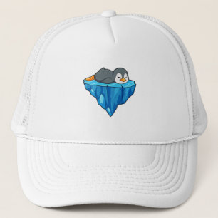 Penguin on Ice floe Trucker Hat