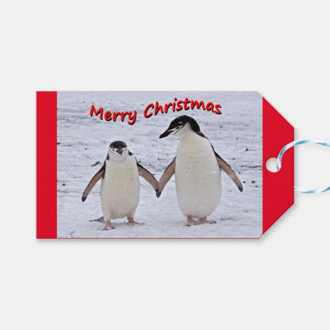 Penguin Pals Gift Tags (Front (Horizontal))