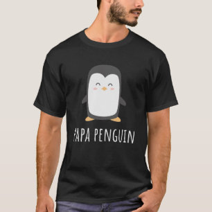 Penguin Papa T-Shirt-Funny & Cute Dad Gift T-Shirt