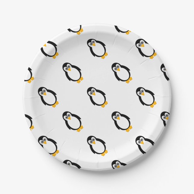 Penguin Paper Plate (Front)