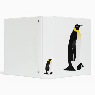Penguin parent with his baby binder